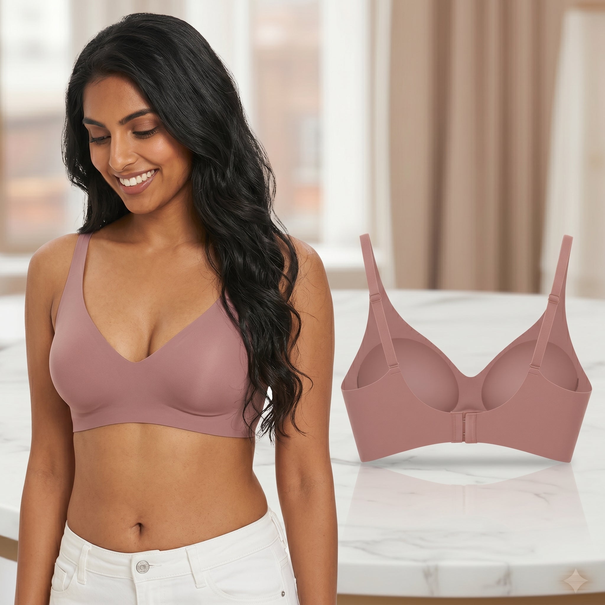Seamless Lift Bra — Wire-Free Push-Up Support